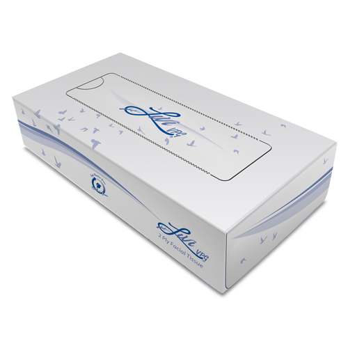 Solaris Livi Vpg Facial Tissue 2 Ply, White,