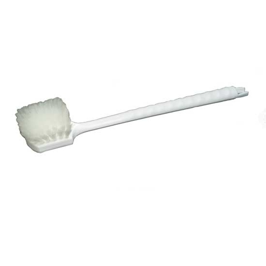 20&quot; Utility Brush, Stiff  Polypropylene, White - (12/cs)