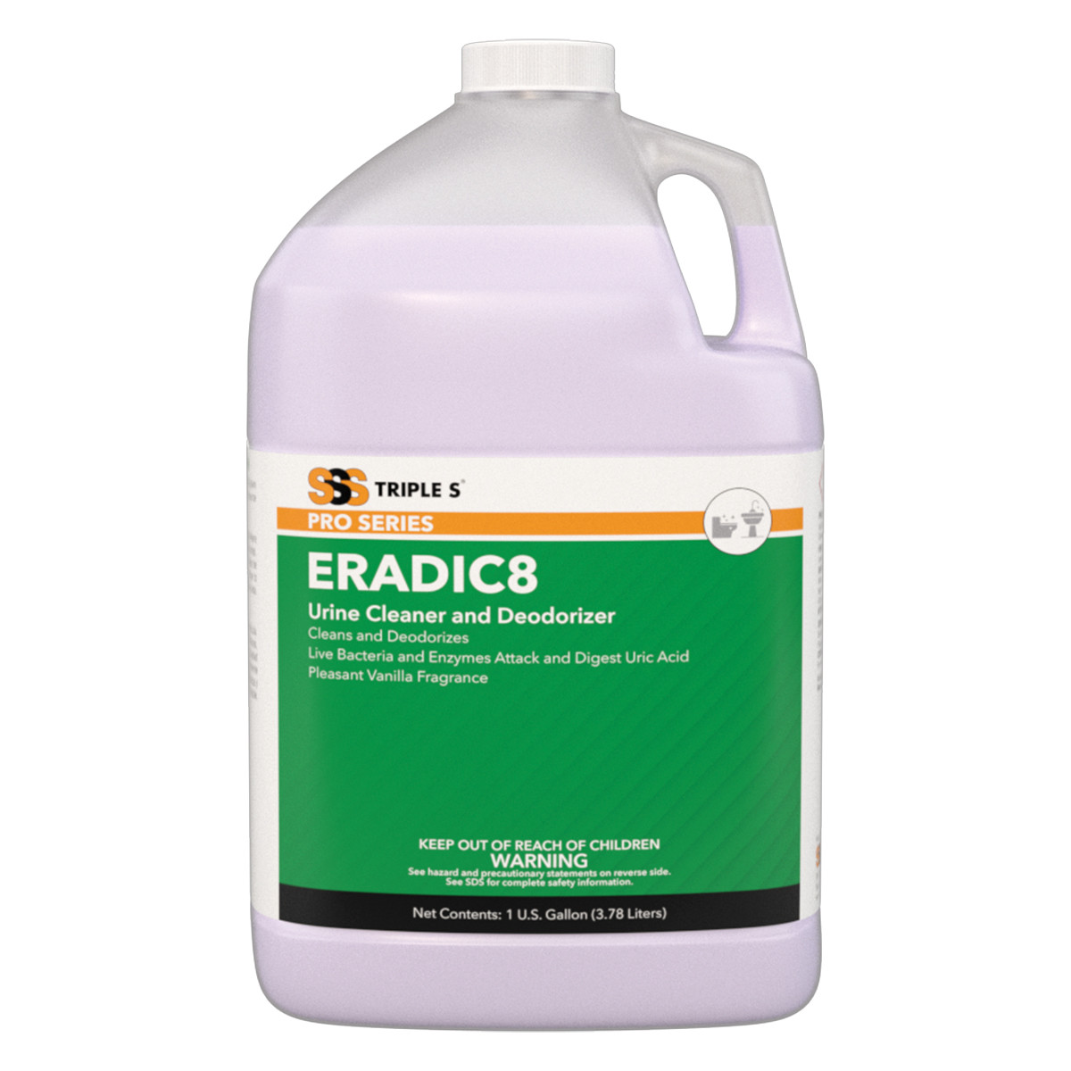 SSS ERADIC8 Urine Cleaner &amp;  Deodorizer - (4gal/cs)