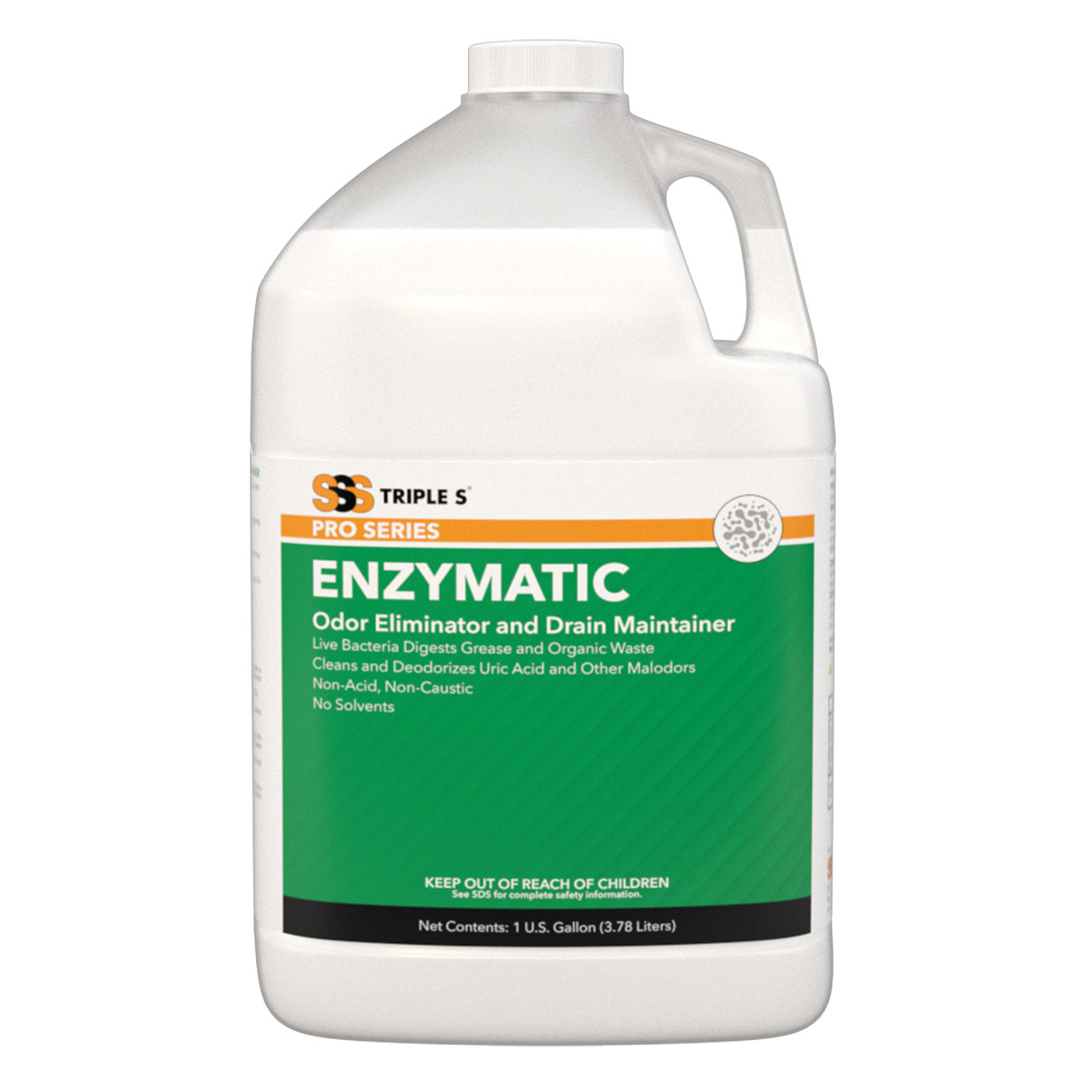 SSS Enzymatic Odor Eliminator  &amp; Drain Maintainer - (4gal/cs)