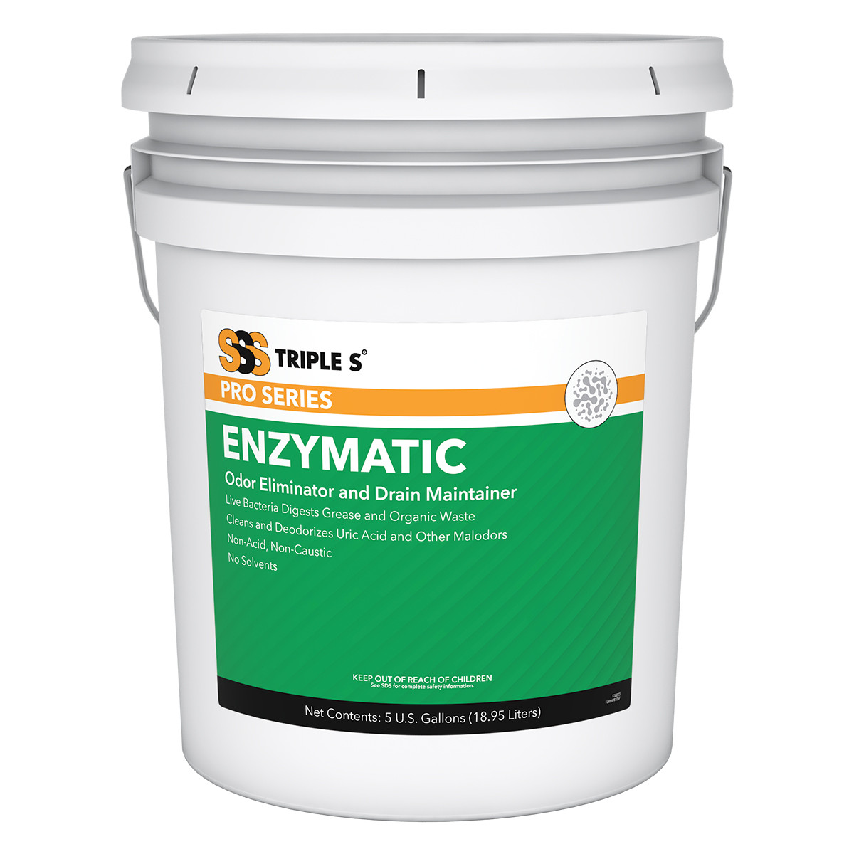 SSS Enzymatic Odor Eliminator  &amp; Drain Maintainer - (5gal)