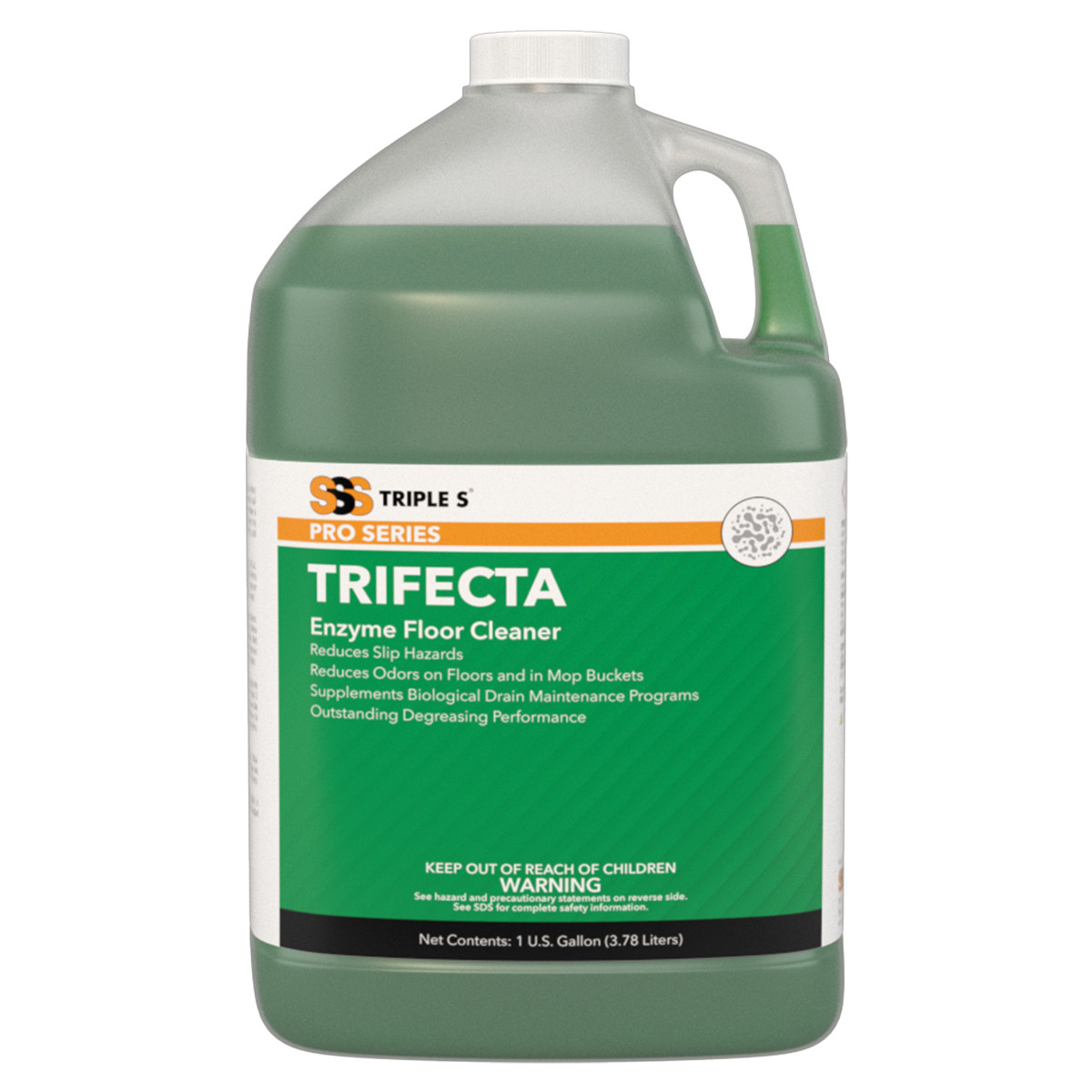 SSS Trifecta Enzyme Floor  Cleaner - (4gal/cs)