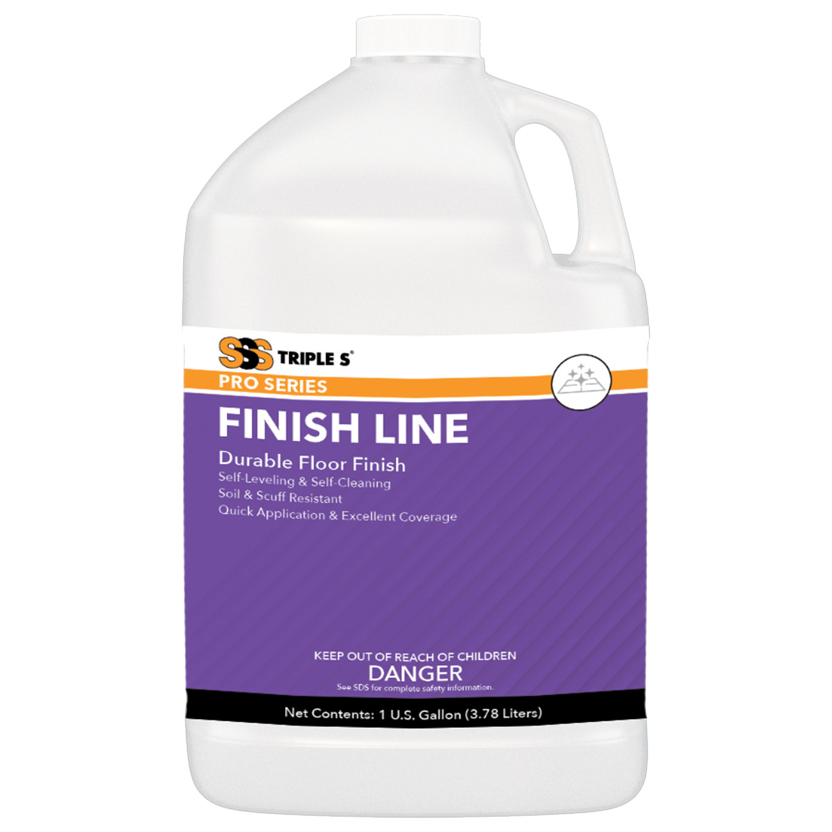 SSS Finish Line Ultra Durable 
Floor Finish - (4gal/cs)