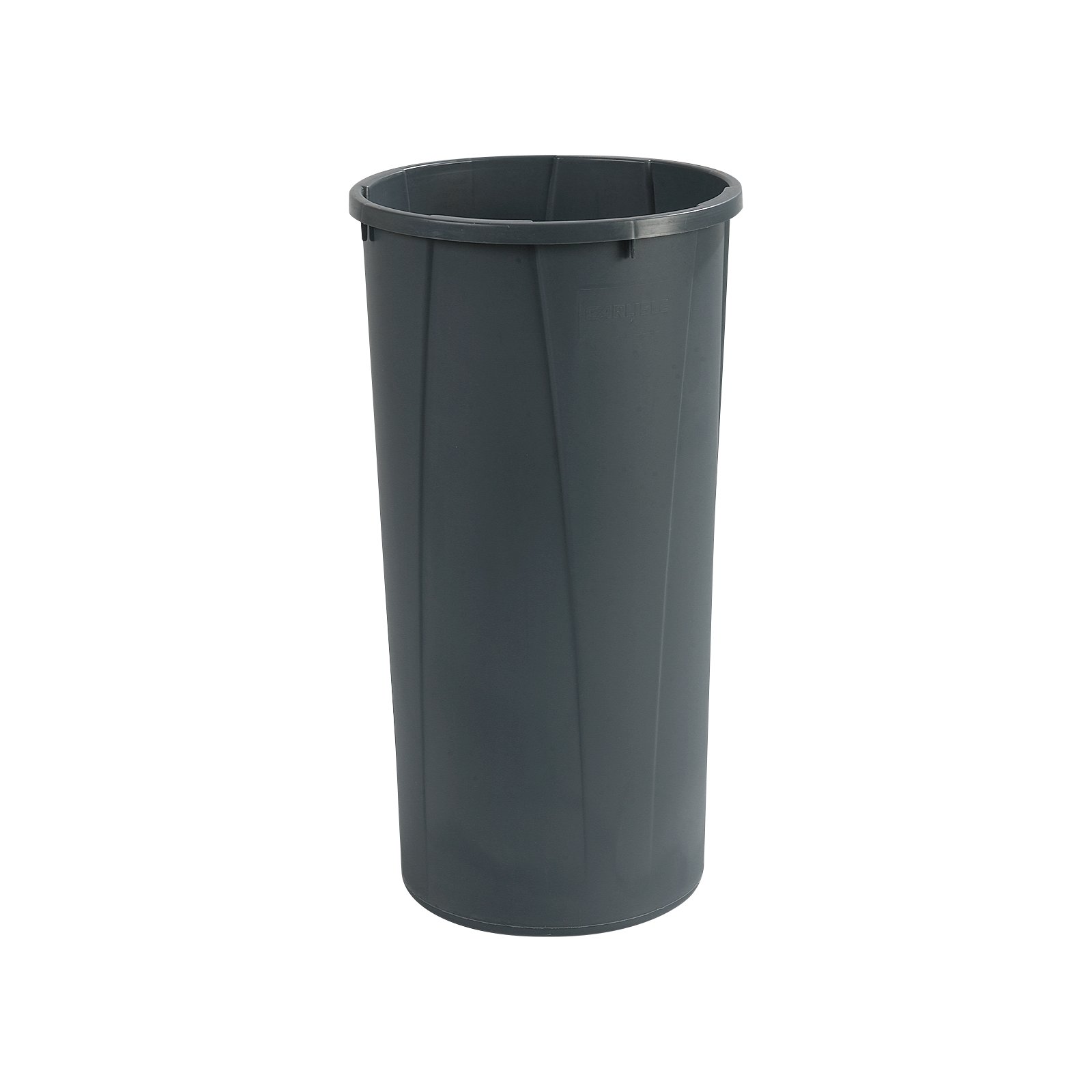 Centurian Round Tall Trash  Can, 22 Gallon, Gray - (4/cs)