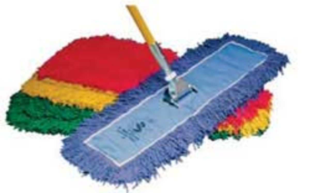 SSS 24&quot; Endless Twist Dust  Mop, Blue - (12/cs)