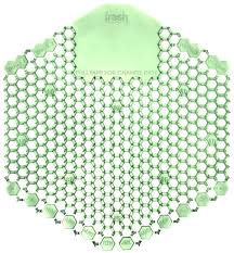 SSS Surge 3D Urinal Screen  Cool Cucumber Melon -