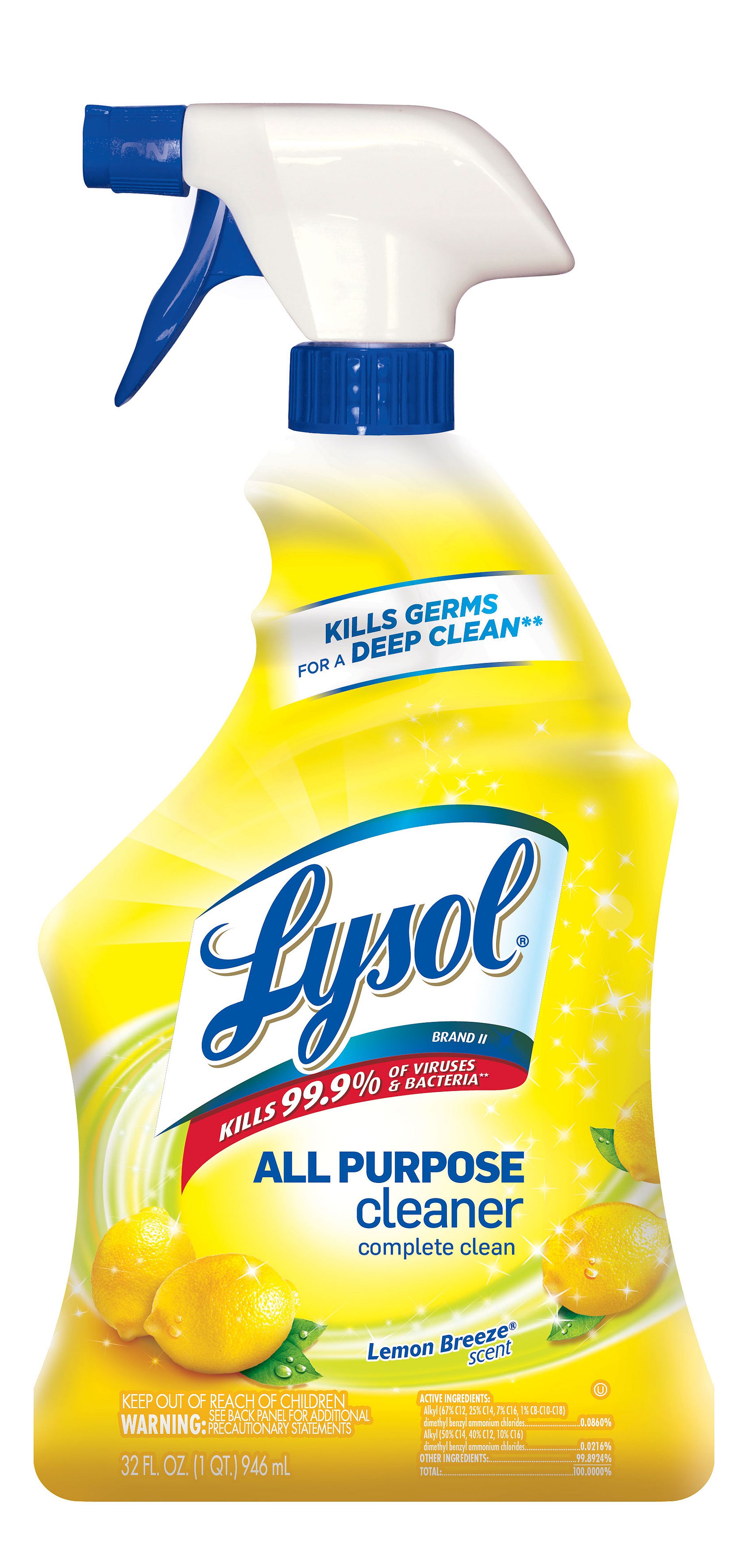 Reckitt Benckiser Lysol All  Purpose Cleaner 32 oz. Trigger 