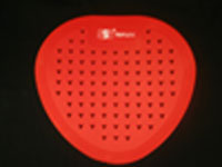 SSS 83008 Flat Urinal Screen  Cherry, Red - (12/bx), 