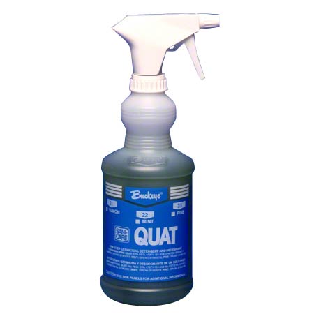 Buckeye L/M/P Quat Grip &amp; Go  Bottle &amp; Sprayer - (12/cs)