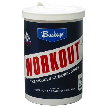 Buckeye Workout Cleaner  /Degreaser, 75 Ct. - (6/cs)