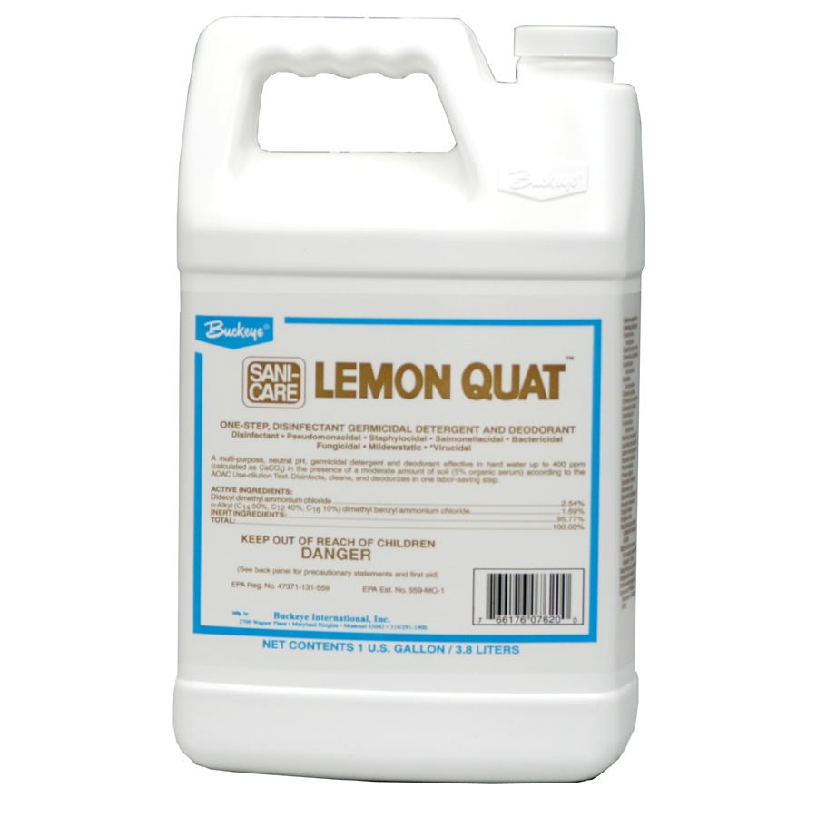 Buckeye Sanicare Lemon Quat  Disinfectant -  (4gal/cs)