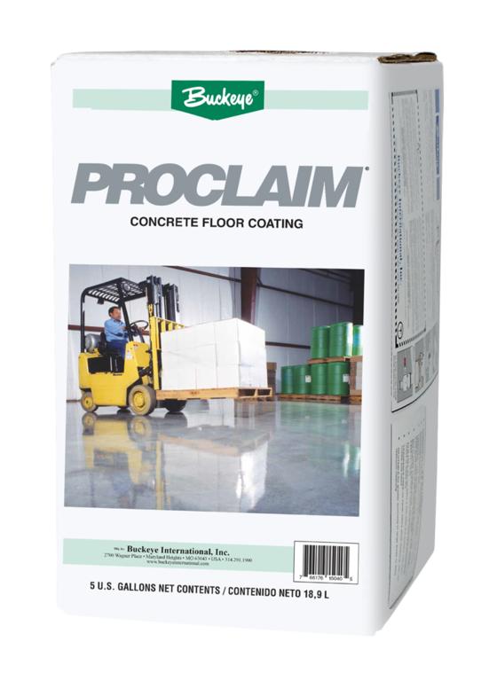 Buckeye Proclaim Concrete  Floor Coating - 5 Gal. Action 