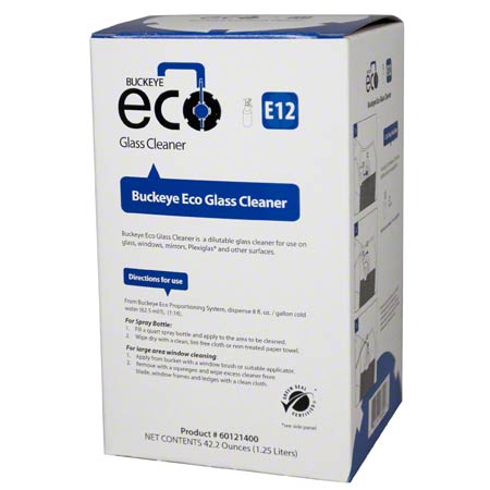Buckeye ECO E12 Glass Cleaner,  1.25L - (4/cs)