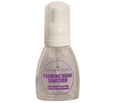 Simple Hygiene Foaming Hand  Sanitizer, 8oz - (24/cs)