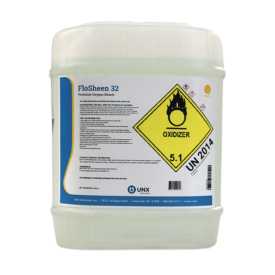 UNX FloSheen32 Premium Oxygen  Destainer - (5gal)