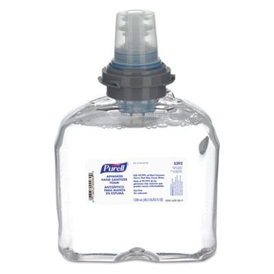 GOJO TFX Purell Foam Instant  Hand Sanitizer, Unscented, 