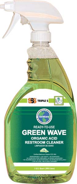 SSS Organic Acid Restroom Cleaner, RTU - (12qts/cs)