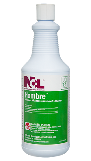 NCL Hombre High Acid Emulsion  Bowl Cleaner - (12qts/cs)