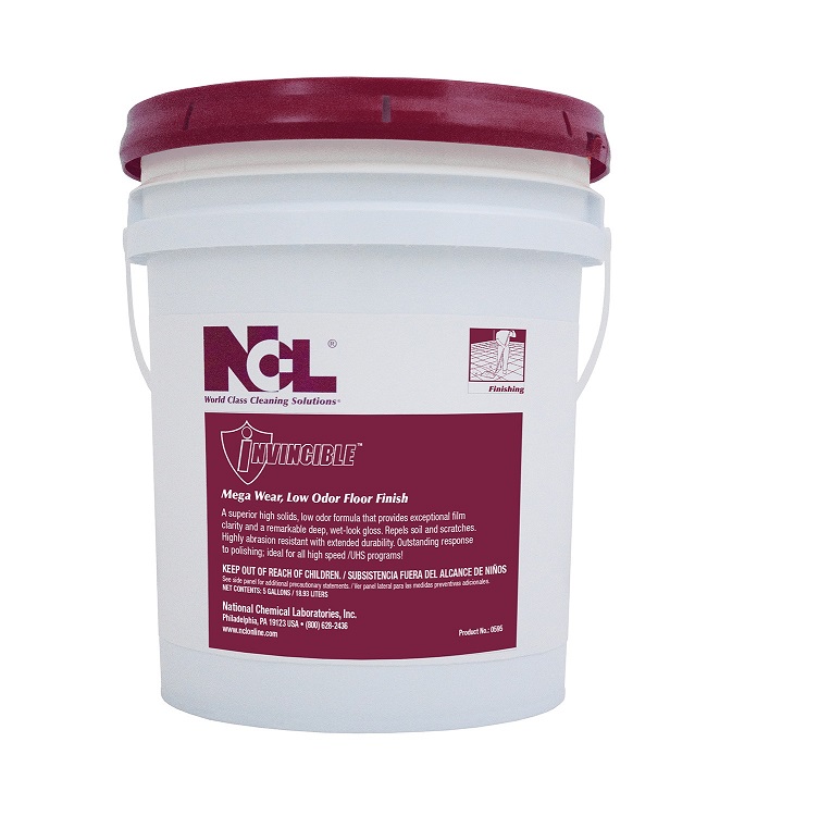 NCL Invincible Mega Wear Low Odor Floor Finish - (5gal)