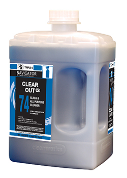 SSS Navigator #74 Clear Out Plus Glass Cleaner, 2/2 Ltr.