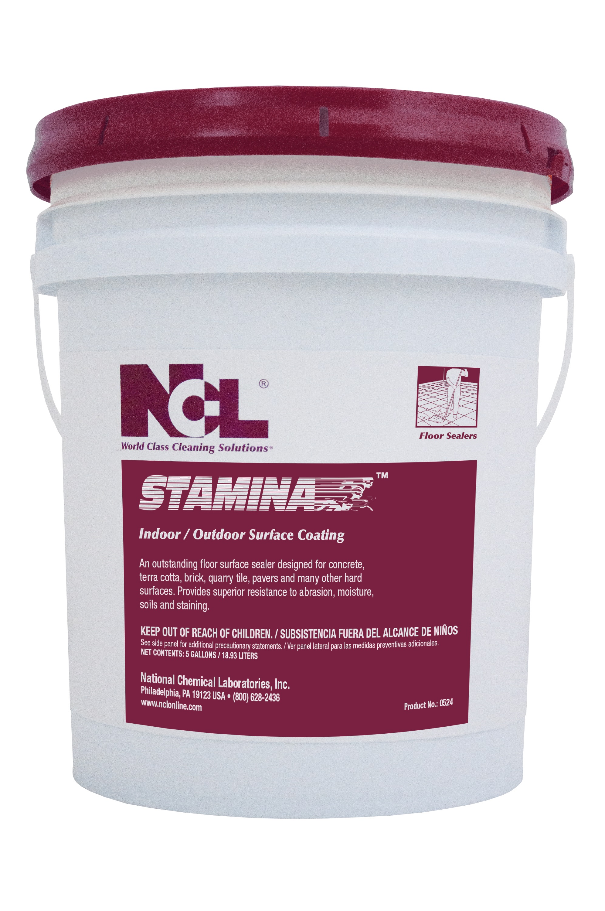 NCL Stamina Indoor/Outdoor Surface Coating - (5gal)