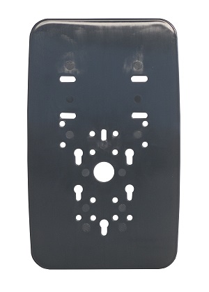 Symmetry Dispenser Mounting  Plate, Alpine - (24/cs)