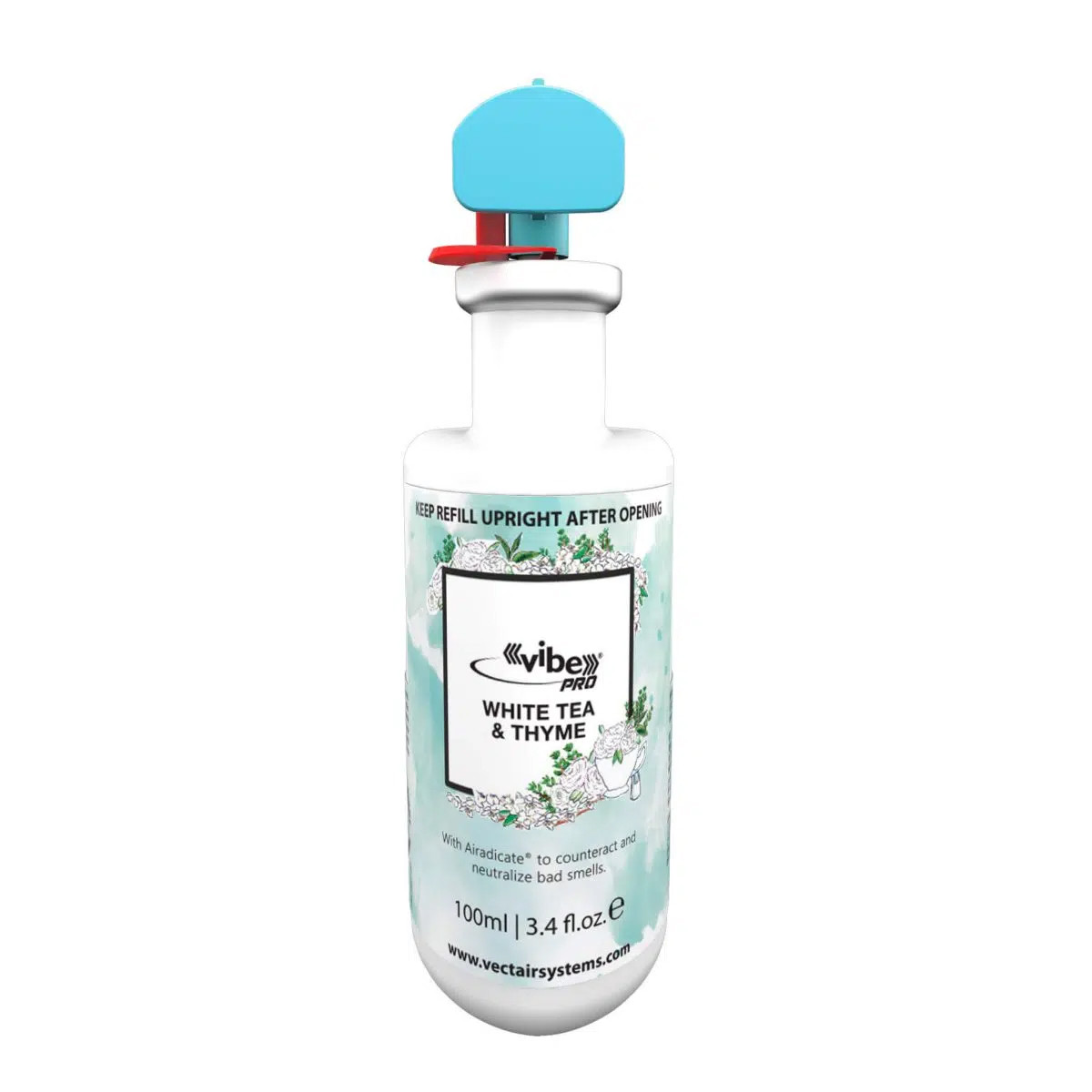 Vectair VibePro Refill, White  Tea &amp; Thyme, 4/Cs