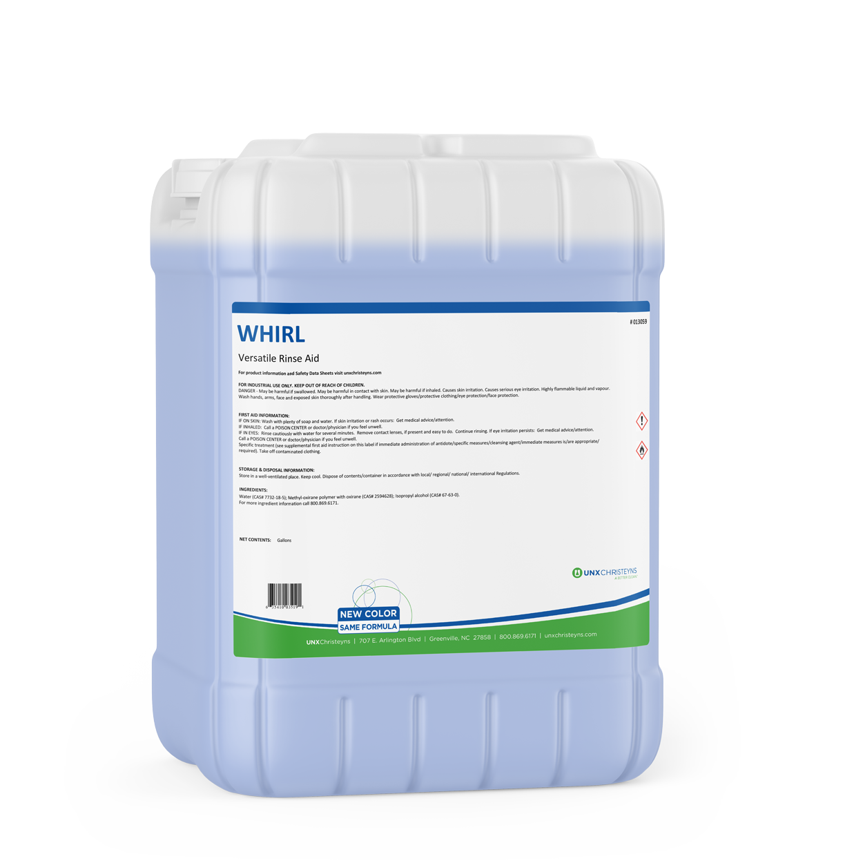 UNX Whirl Rinse Aid - (5gal)