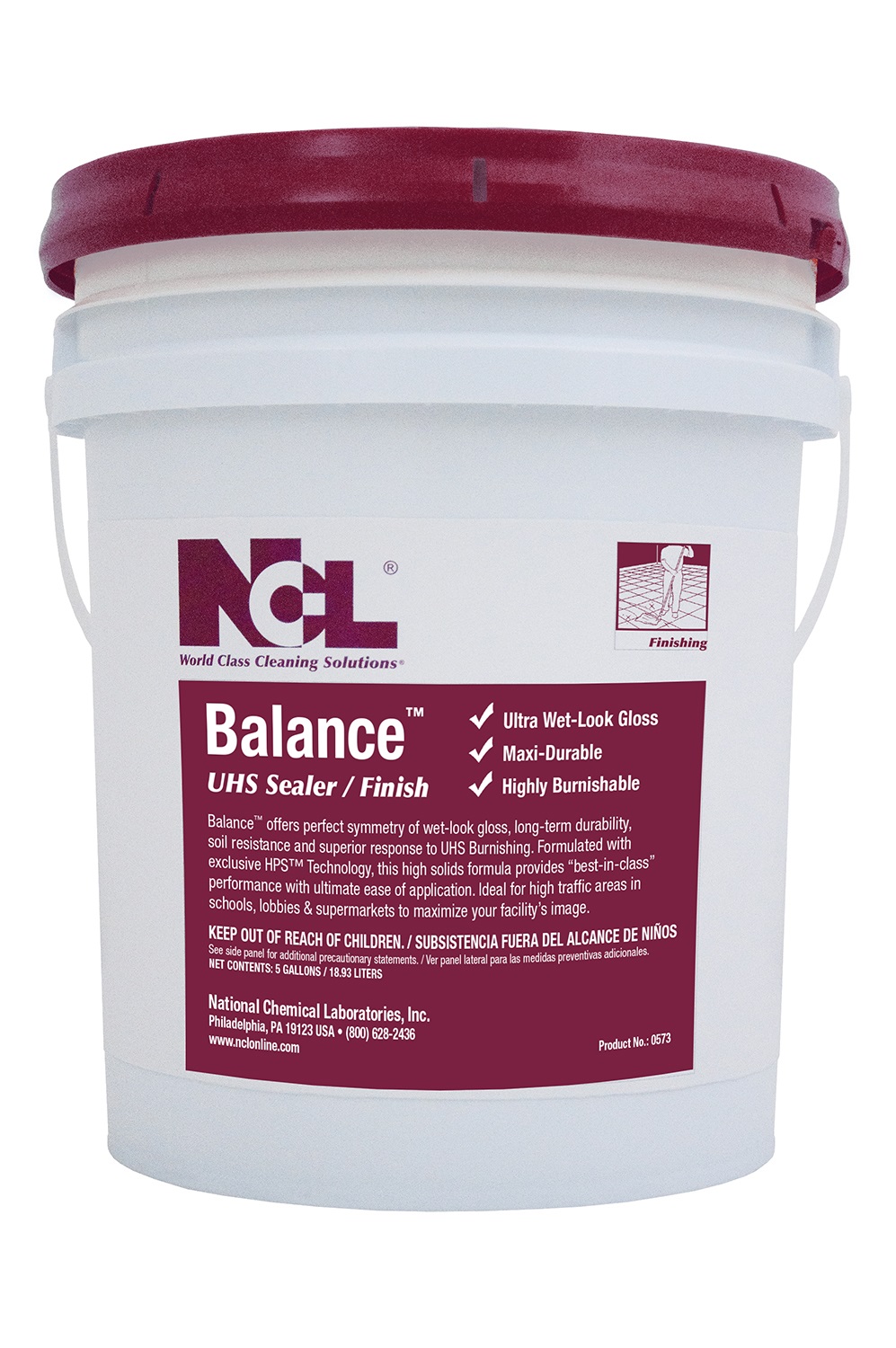 NCL Balance UHS Sealer/Finish - (5gal)