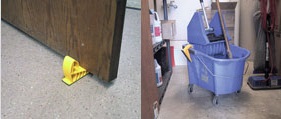 Expanded Technologies Gripper Doorstop, Yellow - (12/cs)