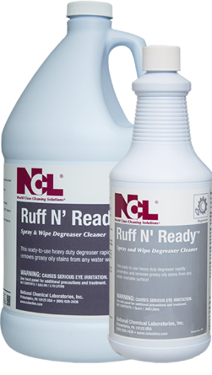 NCL Ruff N&#39; Ready Spray &amp; Wipe  Degreaser - (12qts/cs)